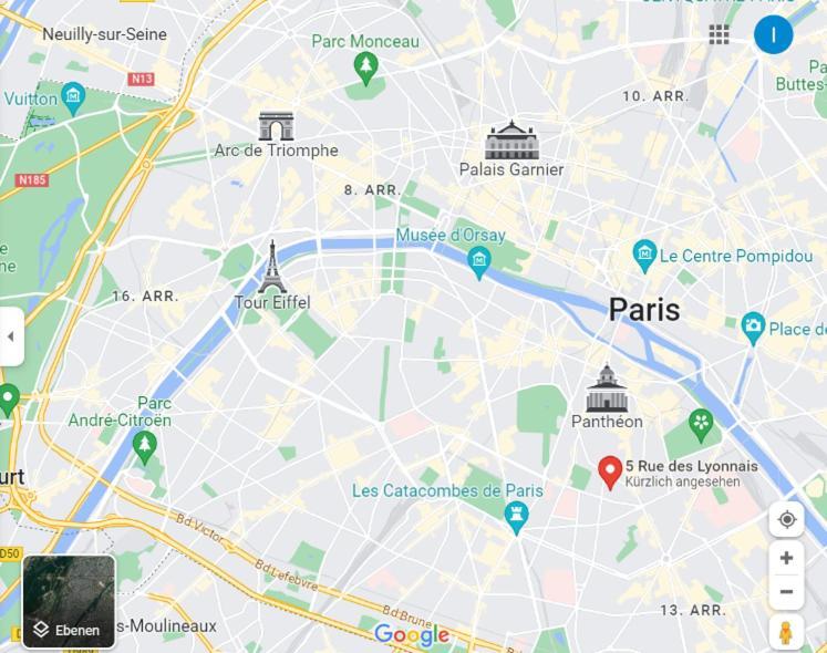 شقة Petite Maison Avec Cour Dans Les Beaux Quartiers-Vous Faites Le Menage- Very Good Prices For T-H-E Location But You Have To Clea-N Th-E Flat باريس المظهر الخارجي الصورة